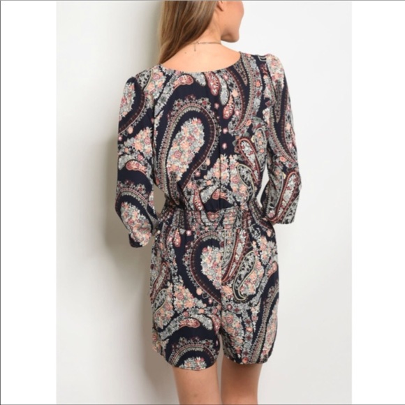 Paisley print romper - Picture 3 of 3